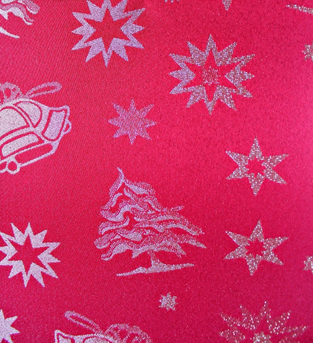 RED CHRISTMAS TABLECLOTH CM.160X220 POLYESTER