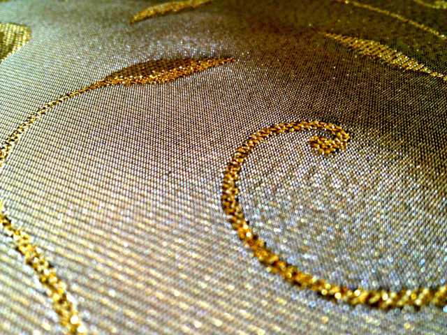 GOLD CHRISTMAS TABLECLOTH CM.160X160 POLYESTER
