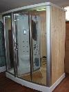 DOCCIA IDROMASSAGGIO BAGNO TURCO E SAUNA FINLANDESE CM.180x120 H.228