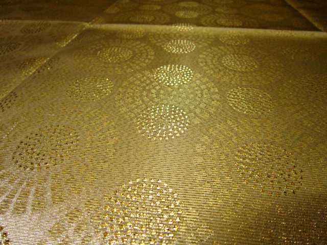 TOVAGLIA NATALIZIA ORO CM.160X160 POLIESTERE
