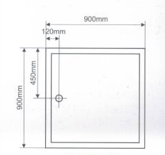BOX DOCCIA COMPLETO DI BASAMENTO VEDI FOTO CM.90X90 H.200
