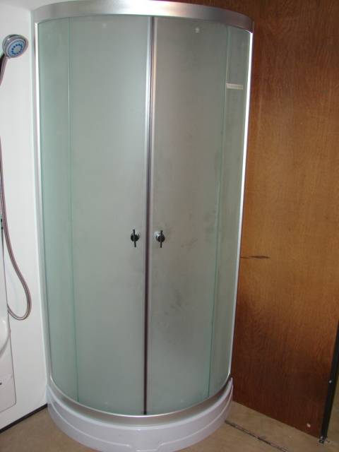BOX DOCCIA COMPLETO DI BASAMENTO CM.90X90 H.195 VEDI FOTO