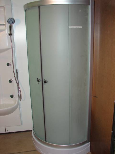 BOX DOCCIA COMPLETO DI BASAMENTO CM.90X90 H.195 VEDI FOTO