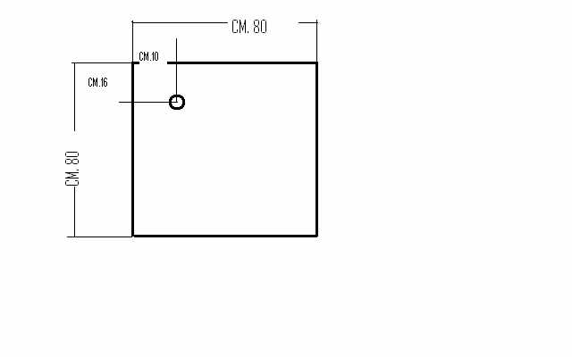 BOX DOCCIA COMPLETO DI BASAMENTO CM.80x80 H.195 VEDI FOTO