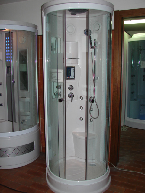 DOCCIA IDROMASSAGGIO BAGNO TURCO CM.83X88 H.215 VEDI FOTO