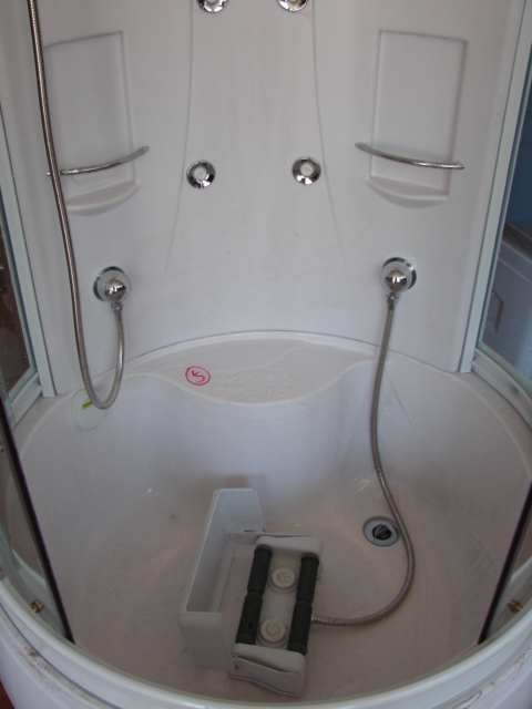 DOCCIA IDROMASSAGGIO BAGNO TURCO CM.95X95 H.220 VEDI FOTO