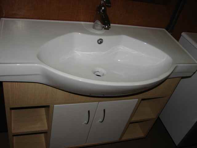 MOBILE PER BAGNO A SOSPENSIONE cm. L.100 H.64 P.48 COME DA FOTO