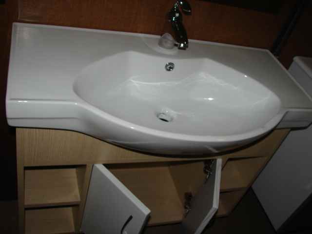 MOBILE PER BAGNO A SOSPENSIONE cm. L.100 H.64 P.48 COME DA FOTO