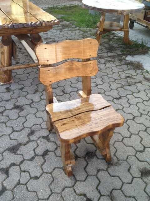 SEDIE IN LEGNO MASSICCIO COLORE NOCE