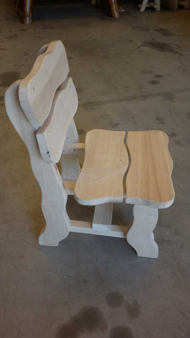 SEDIE IN LEGNO MASSICCIO DA VERNICIARE SECONDO I VOSTRI GUSTI