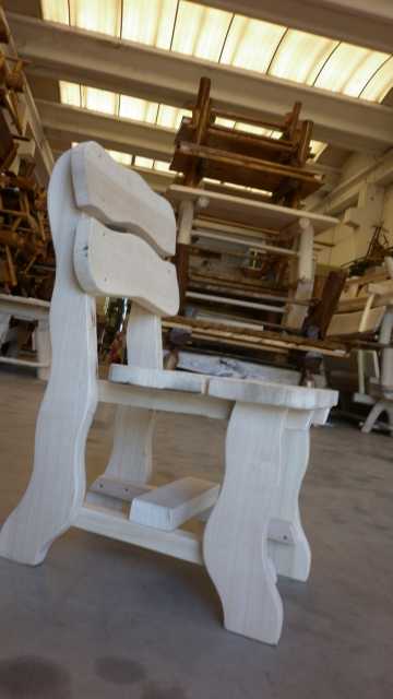 SEDIE IN LEGNO MASSICCIO DA VERNICIARE SECONDO I VOSTRI GUSTI