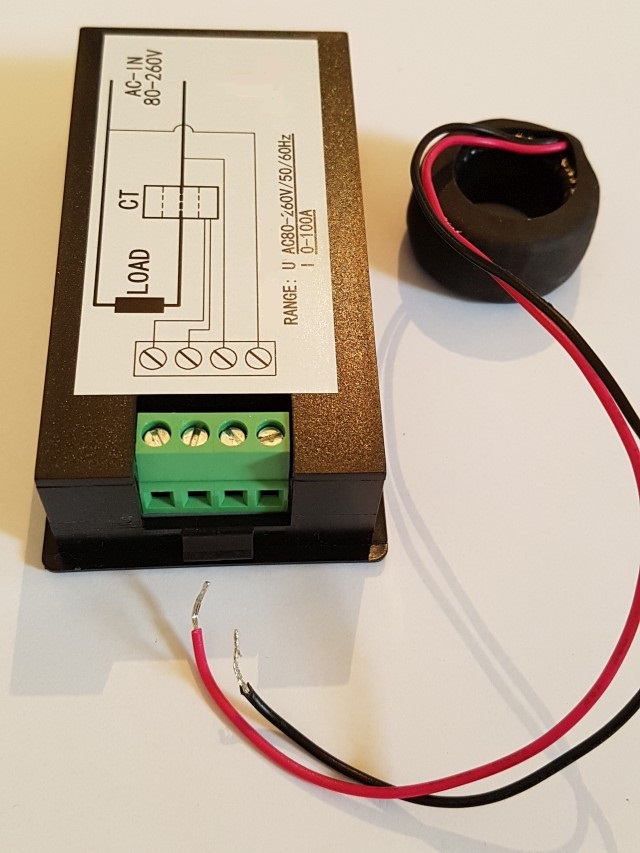 RILEVATORE CONSUMI MULTIFUNZIONE AC 220V
