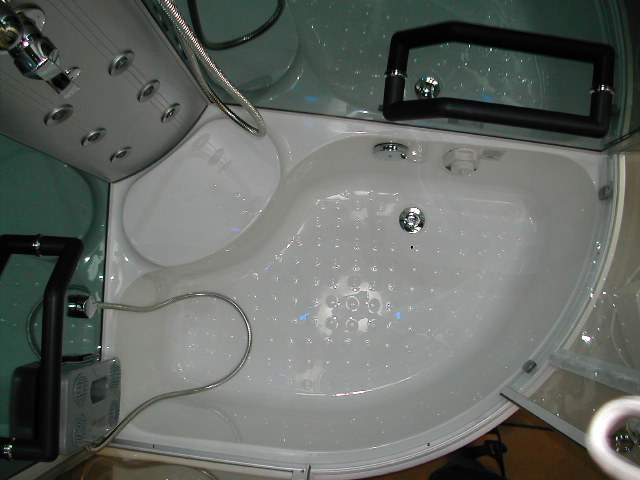 DOCCIA IDROMASSAGGIO BAGNO TURCO (SAUNA) CM. 120X85 H. 215