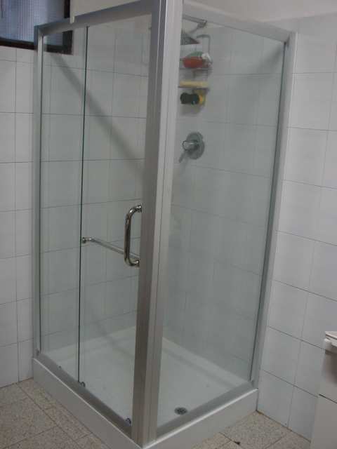 BOX DOCCIA COMPLETO DI BASAMENTO CM.100X80 H.180