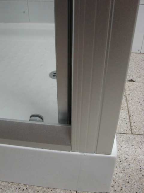 BOX DOCCIA COMPLETO DI BASAMENTO CM.100X80 H.180