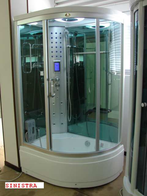 DOCCIA IDROMASSAGGIO BAGNO TURCO (SAUNA) CM. 120X85 H. 215