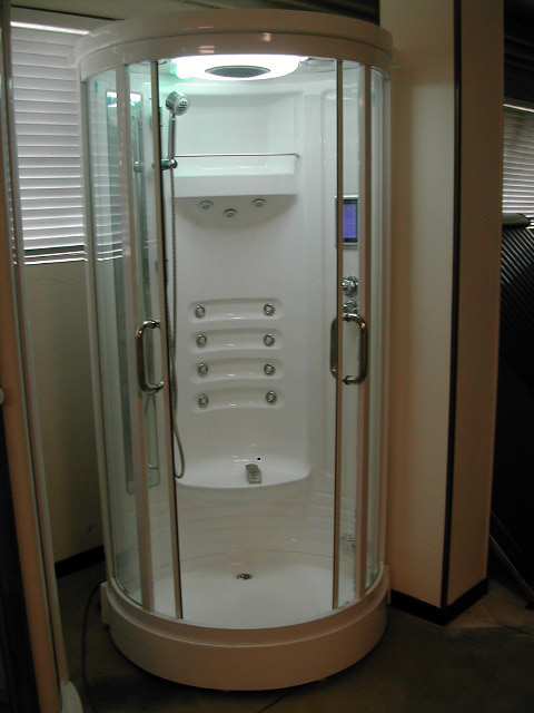DOCCIA IDROMASSAGGIO BAGNO TURCO (SAUNA) CM. 92X92 H. 215