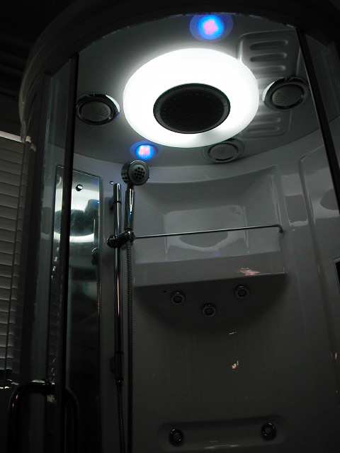 DOCCIA IDROMASSAGGIO BAGNO TURCO (SAUNA) CM. 92X92 H. 215