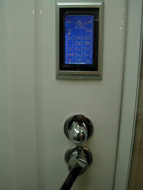 DOCCIA IDROMASSAGGIO BAGNO TURCO (SAUNA) CM. 92X92 H. 215