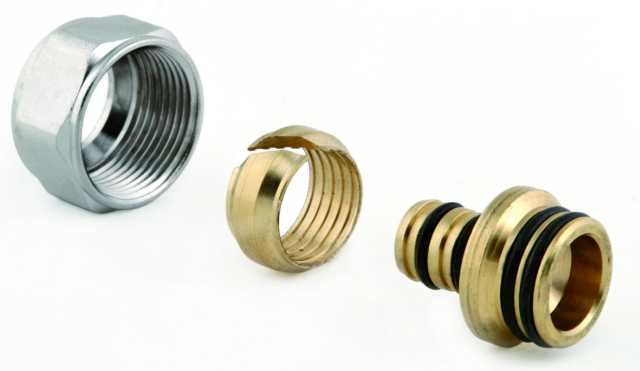RACCORDO PER TUBO PLASTICO PEX E MULTISTRATO filetto 24x1,5