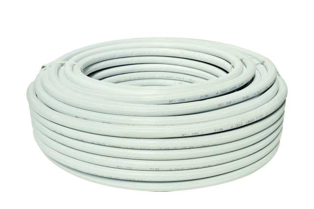 Tubo in Polietilene Reticolato Multistrato PE-Xc/AL/PE-Xb, rivestito colore bianco