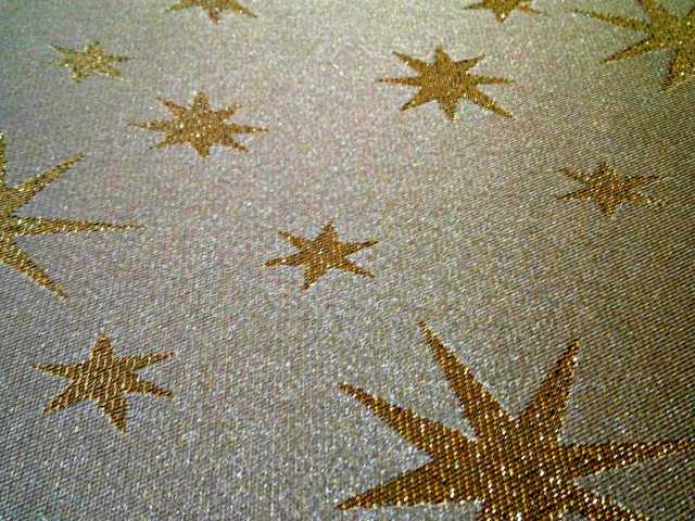 TOVAGLIA NATALIZIA ORO CM.160X220 POLIESTERE