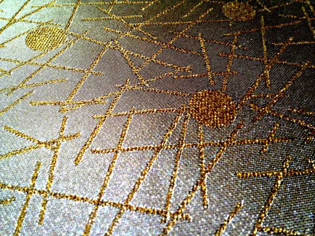TOVAGLIA NATALIZIA ORO CM.160X220 POLIESTERE