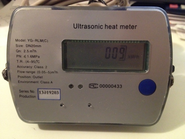 CONTABILIZZATORE DI CALORE DN.20 - 3/4" ULTRASONICO