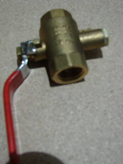 RUBINETTO A SFERA CON SISTEMA PER SONDA DN.15 - 1/2"