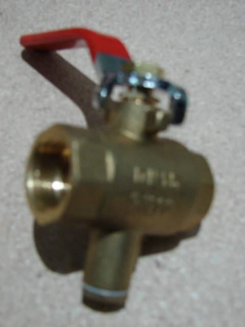 RUBINETTO A SFERA CON SISTEMA PER SONDA DN.15 - 1/2"