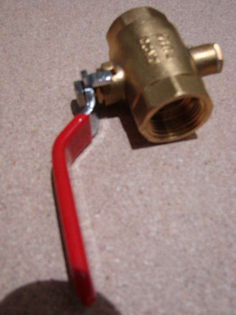 RUBINETTO A SFERA CON SISTEMA PER SONDA DN.20 - 3/4"