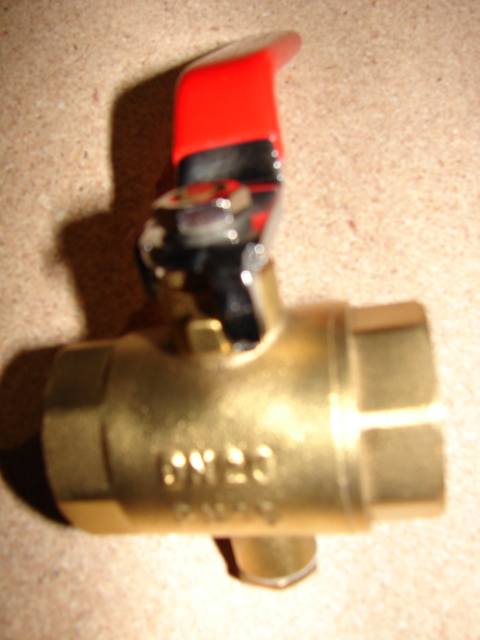 RUBINETTO A SFERA CON SISTEMA PER SONDA DN.20 - 3/4"