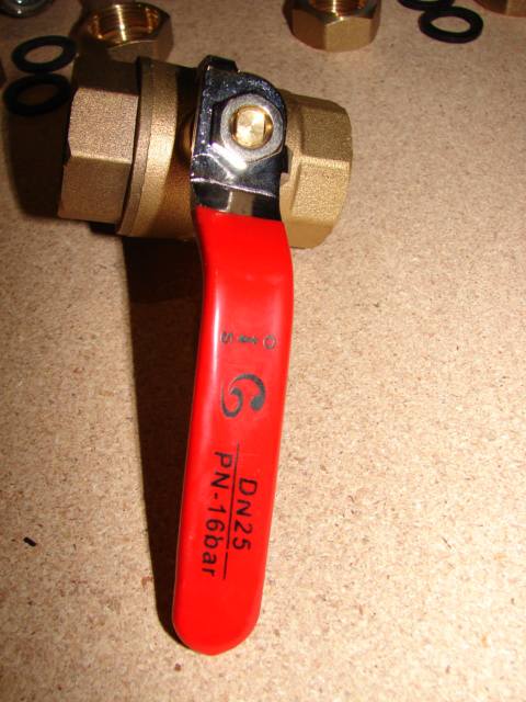 RUBINETTO A SFERA CON SISTEMA PER SONDA DN.25 - 1"
