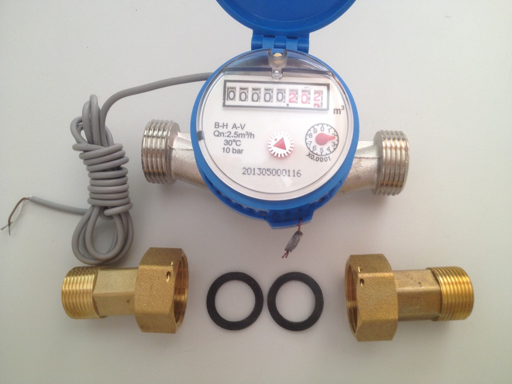 CONTATORE ACQUA FREDDA DN.20 - 3/4" SISTEMA M-BUS A IMPULSI
