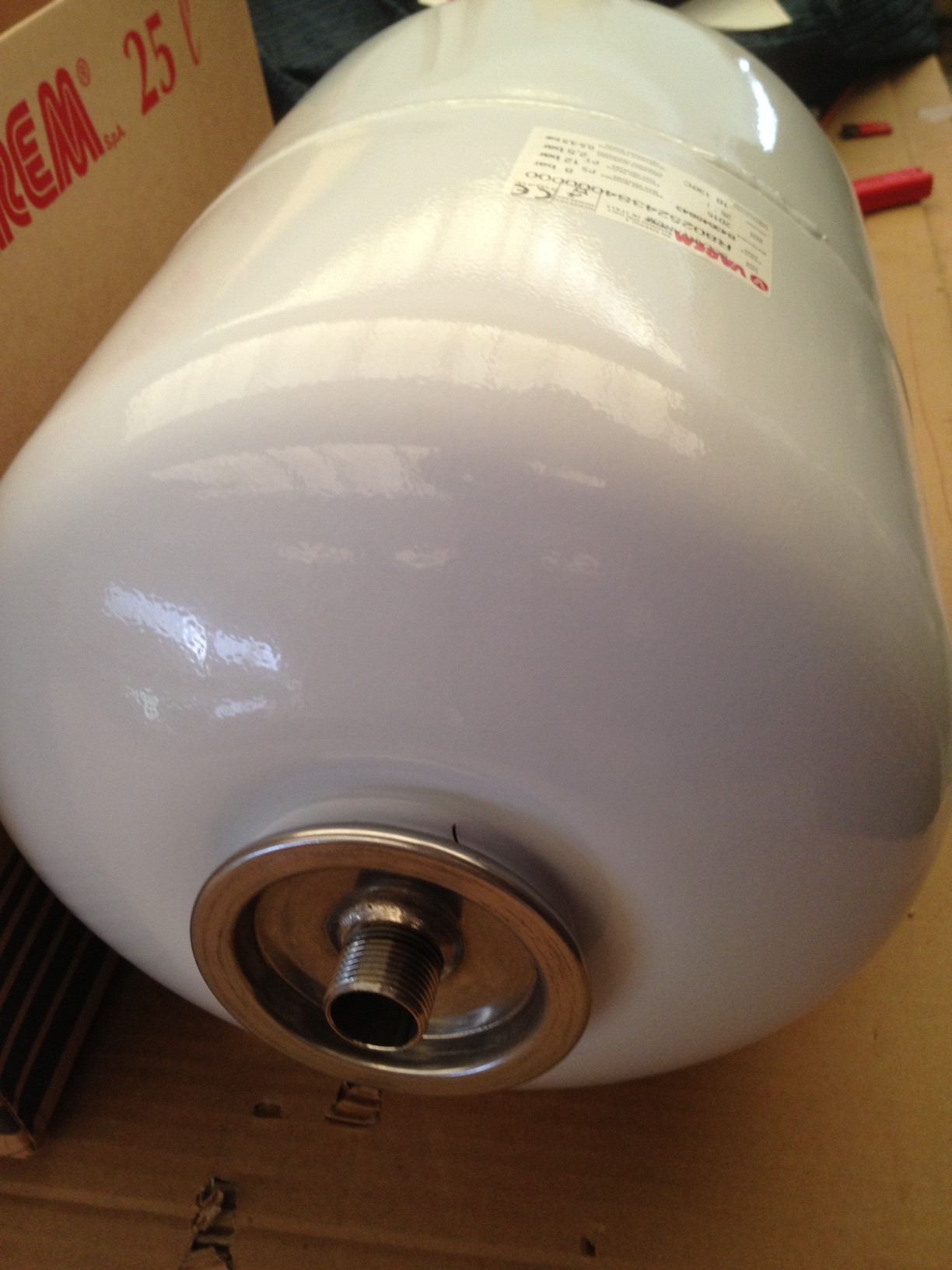VASO DI ESPANSIONE SOLARVAREM 25 LITRI 3/4"