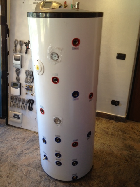 BOILER MULTIFUNZIONE 3 SERPENTINE + RESISTENZA ELETTRICA DA LITRI 300