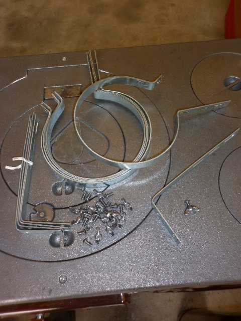 SET DI 5 COLLARI PER TUBI SCARICO FUMI DIAMETRO CM.13