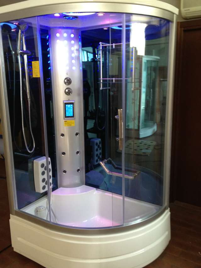 DOCCIA IDROMASSAGGIO BAGNO TURCO CM.120X85 H.215