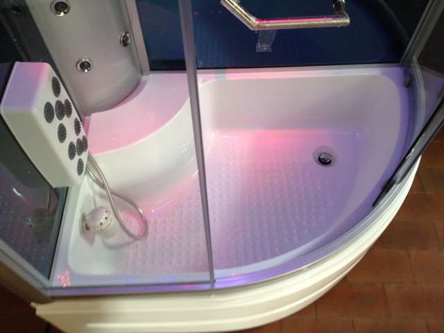 DOCCIA IDROMASSAGGIO BAGNO TURCO CM.120X85 H.215