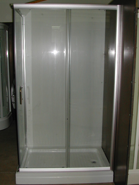 BOX DOCCIA COMPLETO DI PIATTO CM.120X80 H.195