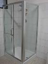 BOX DOCCIA COMPLETO DI BASAMENTO CM.100X80 H.180