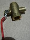 RUBINETTO A SFERA CON SISTEMA PER SONDA DN.15 - 1/2"