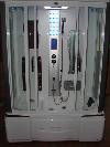 COMBINATO VASCA IDROMASSAGGIO E DOCCIA IDROMASSAGGIO CM.150X83 H.215