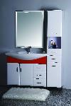 MOBILE PER BAGNO cm. L.100 H.88 P. 47 SPECCHIO E MOBILE come da foto